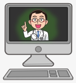 Computer Clipart Doctor - Mac Computer Clip Art, HD Png Download, Transparent PNG