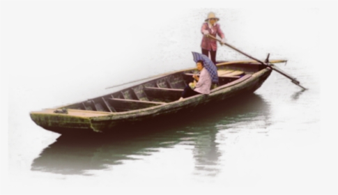 #boat #man #water #fishing - Fishing Boat Png, Transparent Png, Transparent PNG
