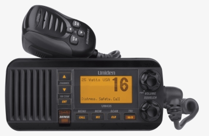 Uniden Fixed-mount Vhf Radio With Handheld Microphone - Um435 Uniden Fixed Mount Vhf Radio, HD Png Download, Transparent PNG