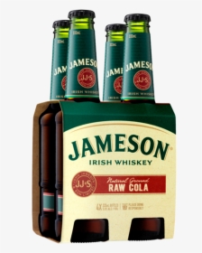 Jameson Irish Whiskey & Raw Cola 333ml 4 Pack - Jamieson And Raw Cola, HD Png Download, Transparent PNG