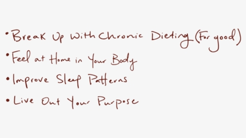 Bullet Points - Handwriting, HD Png Download, Transparent PNG