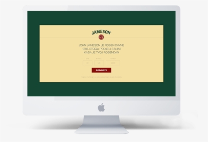 Jameson Mockup - Computer Monitor, HD Png Download, Transparent PNG