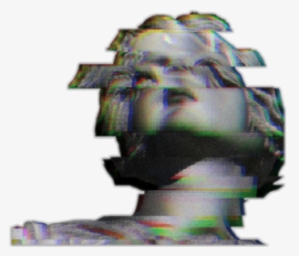 Glitch Vaporwave Vaporwaveart Aesthe Png Vaporwave - Glitch Statue, Transparent Png, Transparent PNG