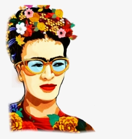 #frida #fridakahlo #unibrow Queen #unibrow - Cartoon Illustration Frida Kahlo, HD Png Download, Transparent PNG