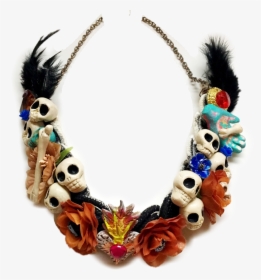#fridakahlo #frida #skull #fridaskull #art #unibrow - Frida Kahlo Inspired Necklace, HD Png Download, Transparent PNG