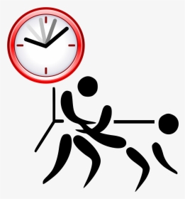 Image Black And White Download Clock Svg Pictogram - Kabaddi Logo Png, Transparent Png, Transparent PNG