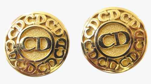Christian Dior Logo Earrings, HD Png Download, Transparent PNG