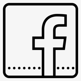 Facebook Icon Black And White Png Wwwpixsharkcom - White Transparent Social Media Logos, Png Download, Transparent PNG