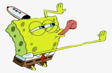 Spongebob Licking Meme Transparent , Transparent Cartoons - Spongebob Licking Transparent, HD Png Download, Transparent PNG