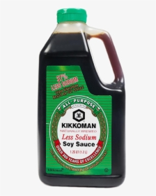 Kikkoman Soy Sauce Less Sodium, HD Png Download, Transparent PNG