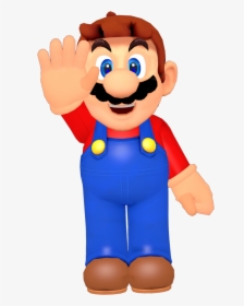 Transparent Haha Png - Super Mario Without Gloves, Png Download, Transparent PNG