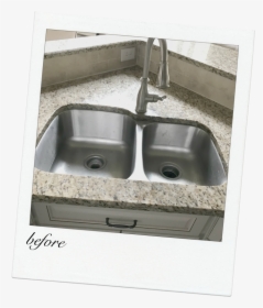 Before Kitchen Sink Remodel - Kitchen Sink, HD Png Download, Transparent PNG