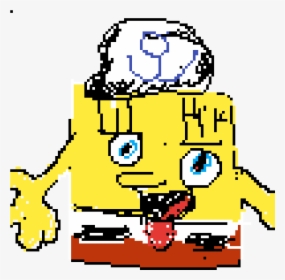 Spongebob Pixel Art, HD Png Download, Transparent PNG