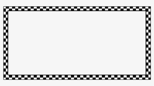 Checkered Flag Border, HD Png Download, Transparent PNG