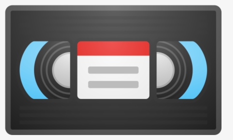 Videocassette Icon - Vhs Emoji, HD Png Download, Transparent PNG