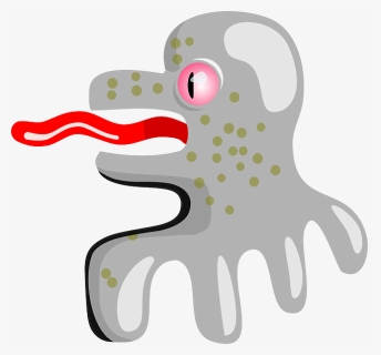Cartoon Creature Svg Clip Arts - Alien Octopus Cartoon Png, Transparent Png, Transparent PNG