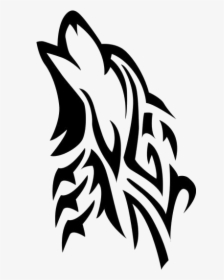 Tribal Wolf Art Png Transparent Images - Wolf Vector Transparent, Png Download, Transparent PNG