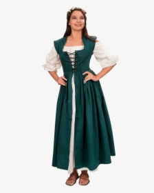 Country Maid Overdress - Renaissance Clothing For Women, HD Png Download, Transparent PNG