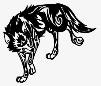 Tribal Wolf 1 By Chos N One-d6bdk2s - Transparent Tribal Wolf Png, Png Download, Transparent PNG