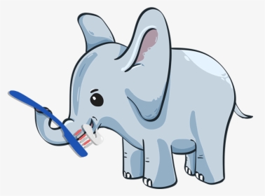Transparent Elephant Toothpaste Clipart - Clipart Elephant Png, Png Download, Transparent PNG