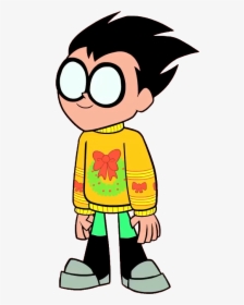 Teen Titans Characters Robin Png - Batman Y Robin Teen Titans Go, Transparent Png, Transparent PNG