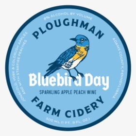 Ploughman Bluebird Day Label - Mountain Bluebird, HD Png Download, Transparent PNG
