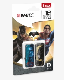 M700 Bvs Superman 2 Pack Cardboard - Batman Vs Superman 16gb, HD Png Download, Transparent PNG
