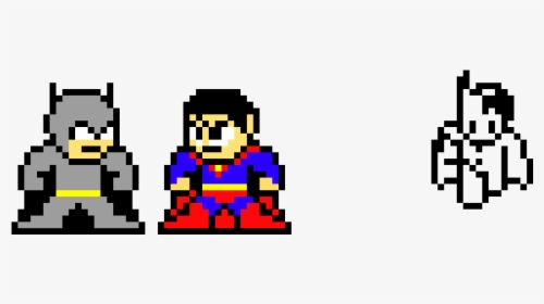 Pixel Art Batman Vs Superman, HD Png Download, Transparent PNG