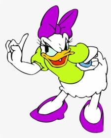 Daisy Duck In Angry Mood - Daisy Duck Angry Face, HD Png Download, Transparent PNG