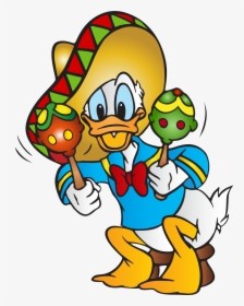 Donald Duck Mexican Free, HD Png Download, Transparent PNG