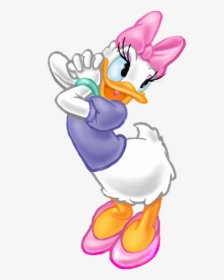 Baby Daisy Duck Png - Minnie And Daisy Costume, Transparent Png, Transparent PNG
