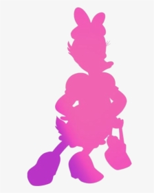 Transparent Daisy Duck Lady Silhouette Png - Illustration, Png Download, Transparent PNG