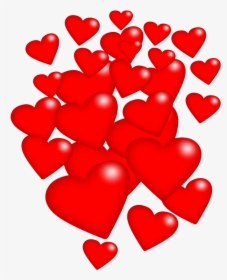 Lots Of Valentine Hearts - Good Morning Lots Of Love, HD Png Download, Transparent PNG