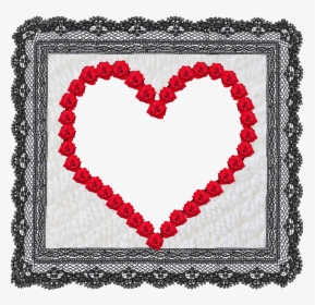 Frame Heart Lace Free Photo - Greeting Card, HD Png Download, Transparent PNG
