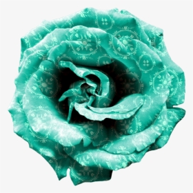 Turquoise Flower Png, Transparent Png, Transparent PNG