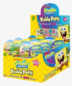 Spongebob Krabby Patty And Fridge Magnet With Trolli - Spongebob Squarepants, HD Png Download, Transparent PNG