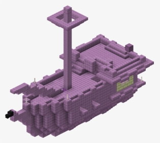 Minecraft End City Ship, HD Png Download, Transparent PNG