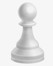 Chess Piece Png - Chess Pieces Pawn White, Transparent Png, Transparent PNG