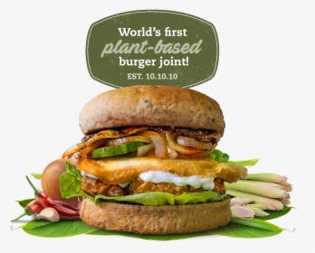 Transparent Hamburger Patty Png - Rasa Sayang Burger, Png Download, Transparent PNG