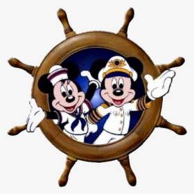 Ship Wheel Free Mickey Mouse Clipart Captain Transparent - Ship Steering Wheel Silhouette, HD Png Download, Transparent PNG