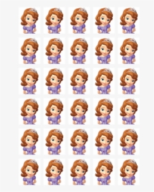 Princess Sofia Cupcake Toppers Printable, HD Png Download, Transparent PNG