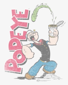 Popeye Spinach Power Youth Hoodie - Popeye The Sailor Man Png, Transparent  Png , Transparent Png Image - PNGitem