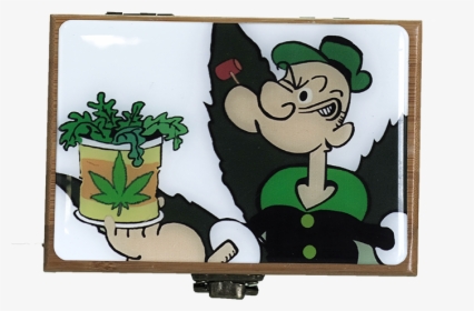 Bamboo Box/jar/grind Sm Popeye - Popeye The Sailor Man, HD Png Download, Transparent PNG