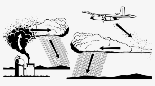 1200px Cloud Seeding Operation Popeye - Cloud Seeding, HD Png Download, Transparent PNG