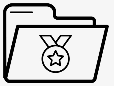 Medal And Certificate Folder Icon - Super Stars, HD Png Download, Transparent PNG