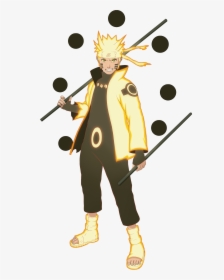 Naruto Clipart Hokage Outfit - Naruto Six Paths Mode, HD Png Download, Transparent PNG