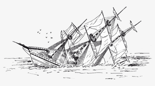Shipwreck Sketch , Png Download - Shipwreck Sketch, Transparent Png, Transparent PNG