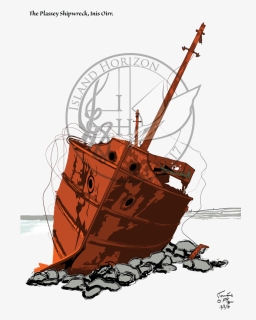 Shipwreck Drawing, HD Png Download, Transparent PNG