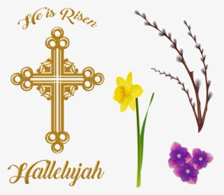 Religious Easter, Jesus, He Is Risen, Willows - Easter Day For Religion, HD Png Download, Transparent PNG