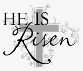 Easter Religious Clipart - Black And White Religious Easter Clip Art, HD Png Download, Transparent PNG